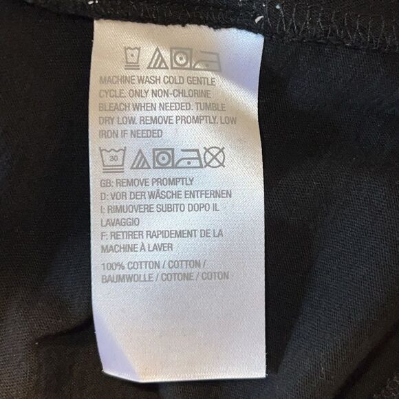 LOGO LAVISH by Lori Goldstein Black Tank Top and Embroidered Sheer Blouse Set-S - Picture 9 of 9